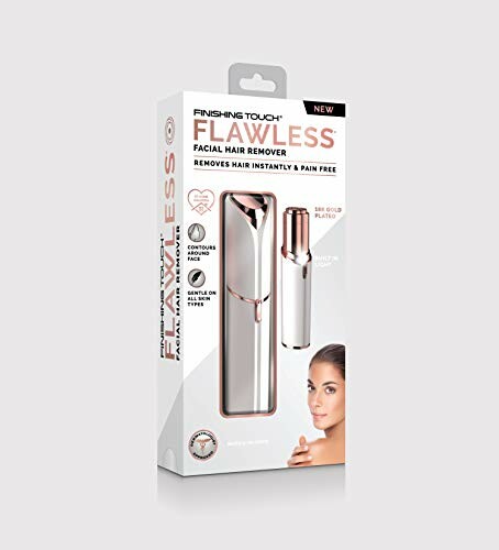 Flawless facial hair remover packaging